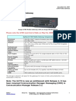 Avaya G700 Media Gateway With An Avaya S8300 Server