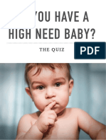 High Need Baby Quiz NEW