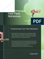 Pengembangan Karir Pada Mahasiswa