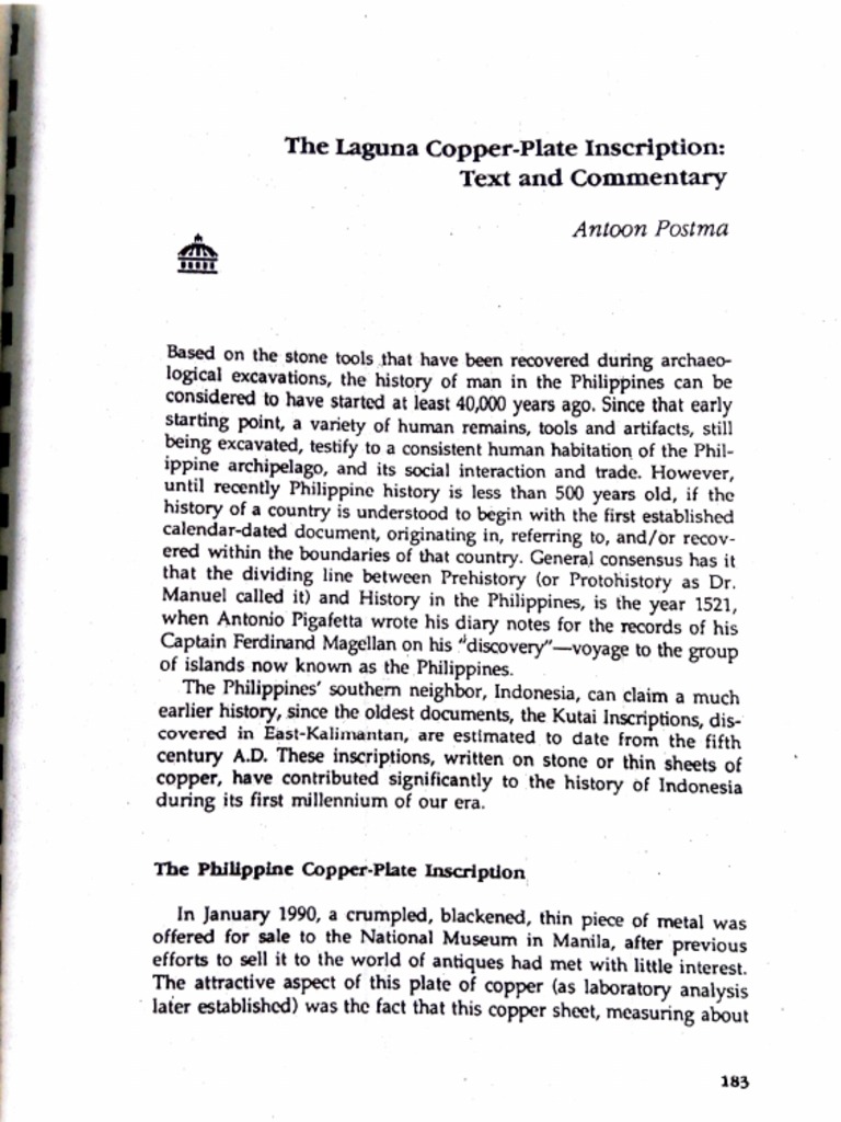 Laguna Copper Plate PDF