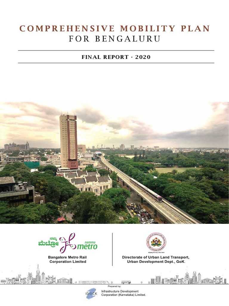 Bengaluru Comprehensive Mobility Plan | PDF | Transport | Public Transport