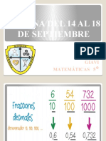 PRESENTACIÓN Clase QUINTO Semana Del 31 Al 04 de Septiembre