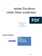(Baby Blues Syndrome) Psikotik Postpartum