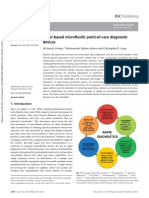 Paper-Based Microfluidic Point-Of-Care Diagnostic Devices