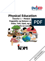 PE1 q1 Mod2 Pagpakita Og Balanse Sa Usa Duha Tulo Upat Ug Lima
