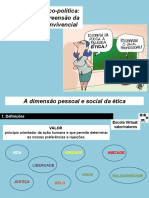 A dimensão ético-política e os valores