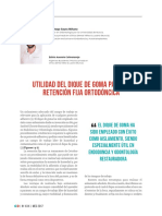 El dique de goma, una técnica sencilla para la retención fija ortodóncica