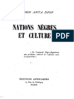 Nations Nègres Et Culture-Cheikh Anta Diop 74583