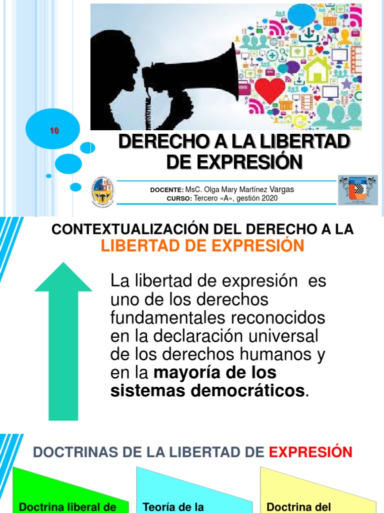 Derecho de La Libertad de Expresion | PDF | Libertad de expresión ...