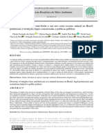 Diversidade de Abelhas-Sem-Ferrão e Seu Uso Como Recurso Natural No Brasil