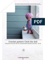 Crochet pattern Choli the doll