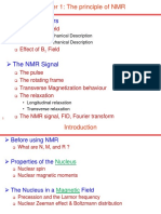 Chapter 1: The Principle of NMR: Some Reminders