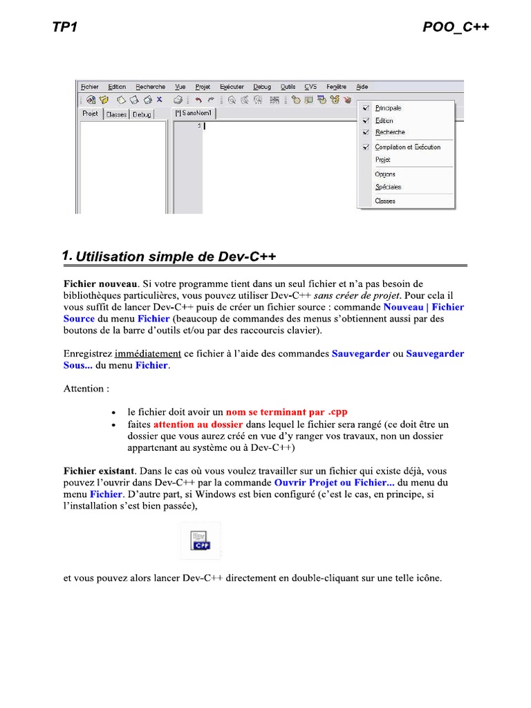 Exercices de C++ en POO | PDF