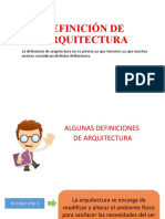 Defenicion y Teoria de Arquitectura