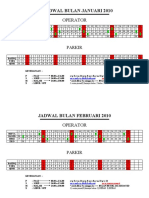 Jadwal Op 2011 03