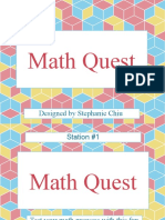 Math Quest: Designed by Stephanie Chiu