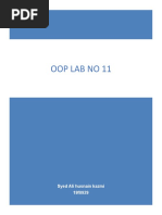 Oop Lab No 11