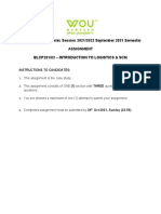 (Complete) BLC 201 Assignment Intro Logistics SCM Sep 2021 - Mcdonald