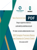 2020 Conceptos Financieros Básicos para Empresas de Comercio Exterior - Constancia