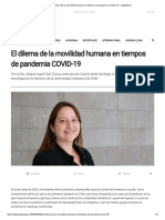 2020 Columna de opinión_El dilema de la movilidad humana en tiempos de pandemia COVID-19 – LegalNews