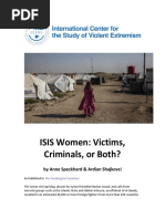 Anne Speckhard - IsIS Women Victims