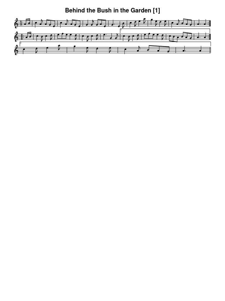 Behind The Bush in The Garden PDF