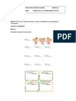 Guías Del 2 Al 5 de Noviembre