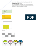 Materi Pecahan Kelas 4 SD Matematika Kurikulum 2013