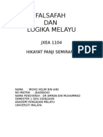 Download hikayat panji semirang by Nur Ain Mohd Amin SN5378724 doc pdf