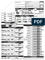 Pathfinder 2e - Character Sheet BW Fillable