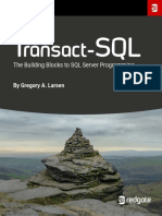 Redgate Transact SQL The Building Blocks To SQL Server Programming