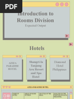 Introduction To Rooms Division: Expected Output