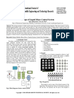 Design of Liquid Mixer Control System: M H P, N N W