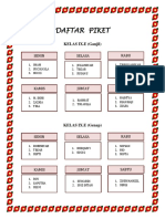 Daftar Piket