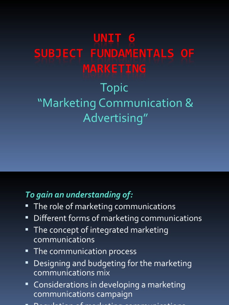Marketing Communication Strategies Explained | PDF | Market (Economics ...