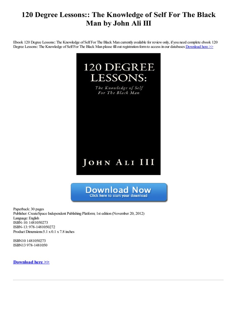 120 Degree Lessons: Knowledge of Self | PDF | Mystery, Thriller & Crime ...
