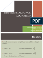 Deferensial Fungsi Logaritma