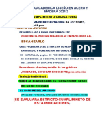 Tarea Academica Diseño en Acero y Madera 2021-2 para Parcial Publicado El 21 10 21