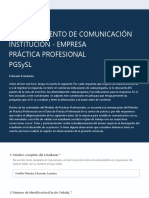 Comunicación práctica profesional LARCO