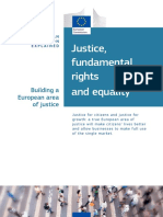 Justice Fundamental Rights and Equiality