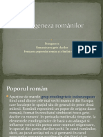 Etnogeneza Românilor