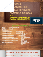 Prosedur, Mekanisme Dan Proses Penilaian Pramuka Garuda