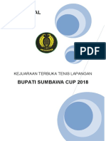 Proposal Bupati Cup 2018