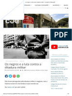 Os negros e a luta contra a ditadura militar – Jornalismo e Editoração