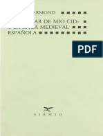 DEYERMOND a D - El Cantar de Mio Cid Y La Epica Medieval Española