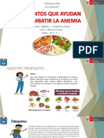 Ficha 09 - Alimentos Que Ayudan a Combatir La Anemia - 1ro Cc.ss