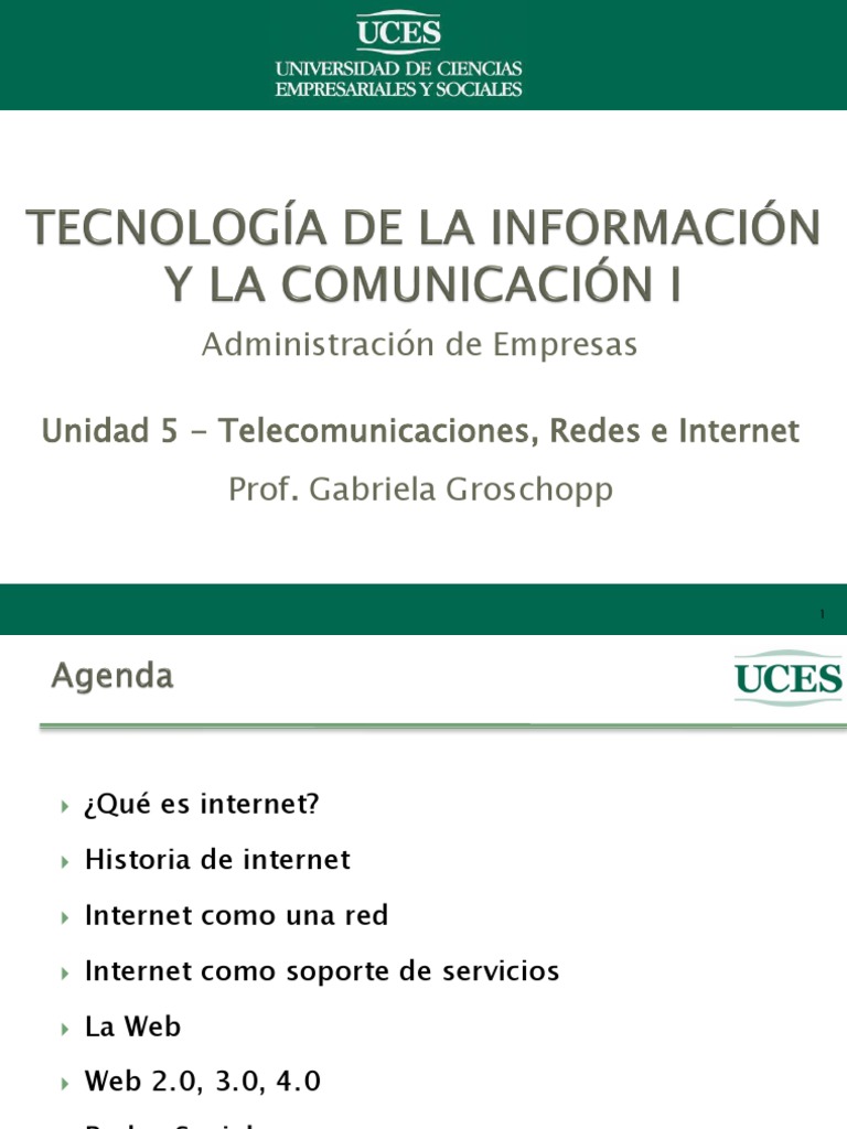 Telecomunicaciones y Redes en Internet | PDF | Red mundial | Internet y web