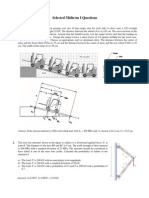 Selected Midterm 1 Problems