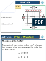 Order of Operations ppt