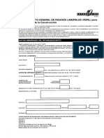 F PRV 010 Planilla de Relevamiento General de Riesgos Laborales RGRL Dec. 911 96